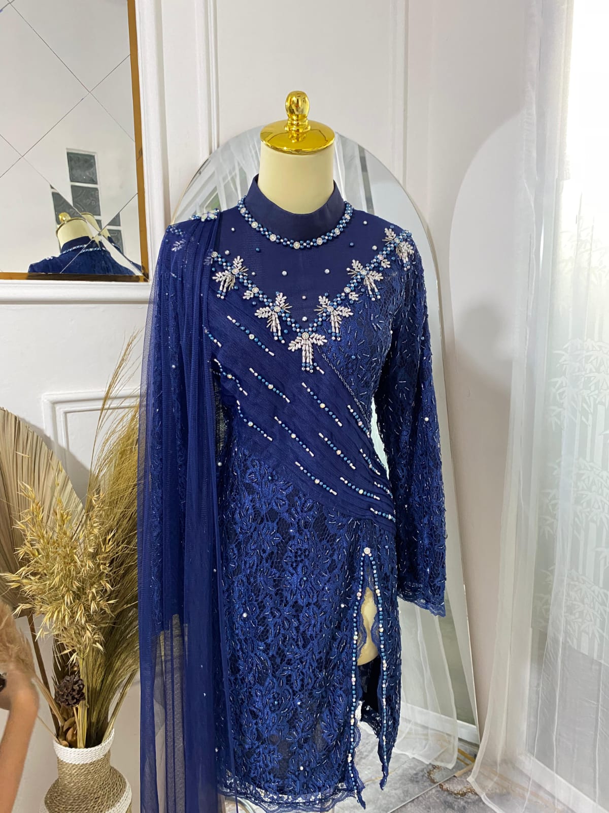 Kebaya navy 01 ld 114