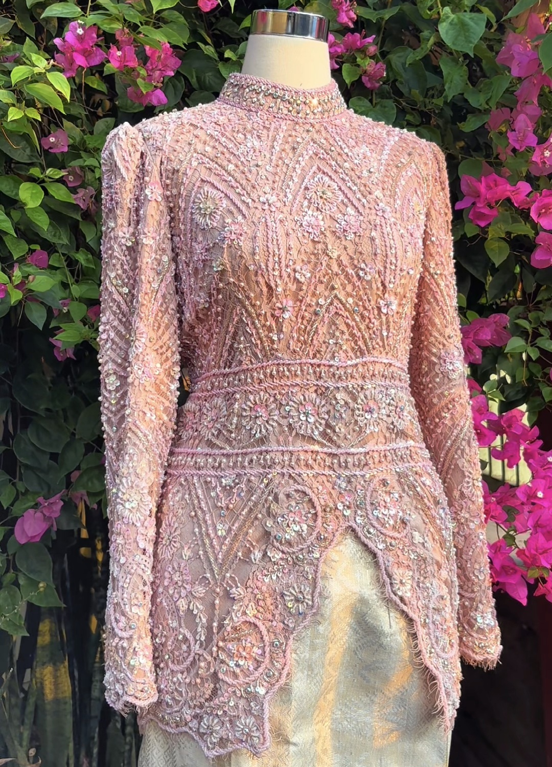 Kebaya nude pink royal 02 ld 110