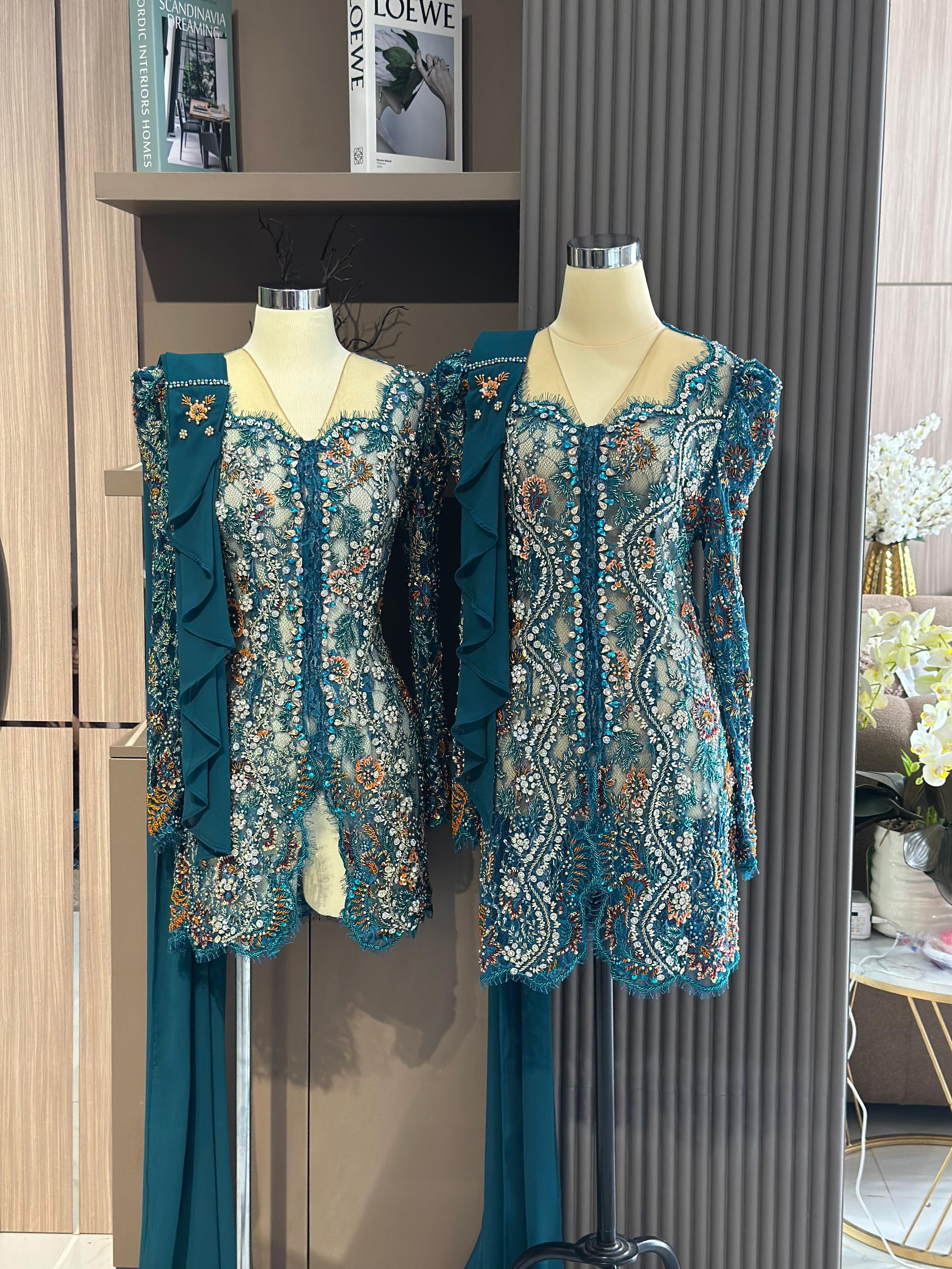 Kutubaru emerald flower 04 non hijab ld 110