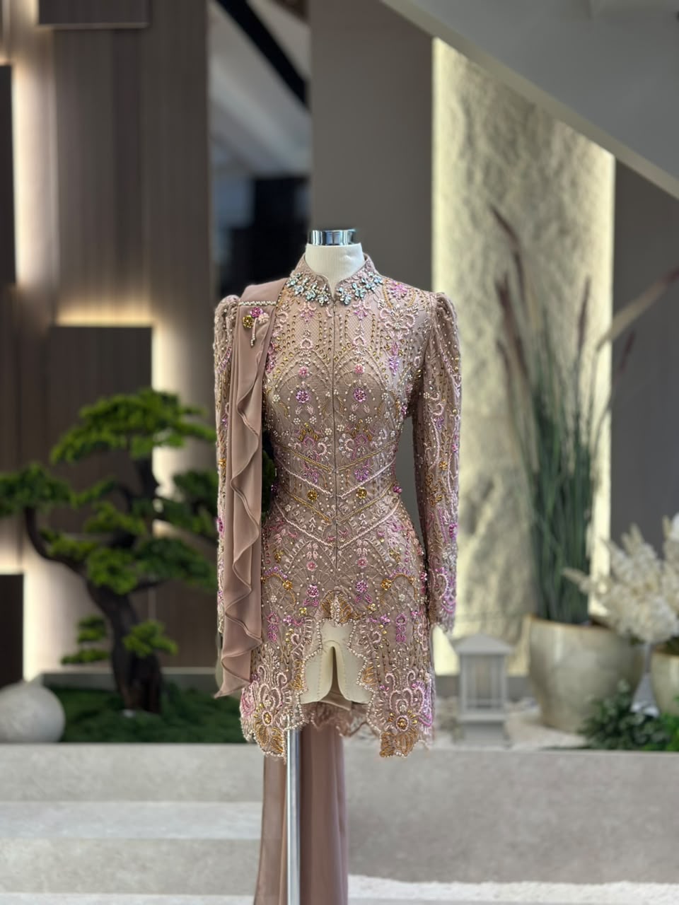 Kebaya nude royal purple ld 110