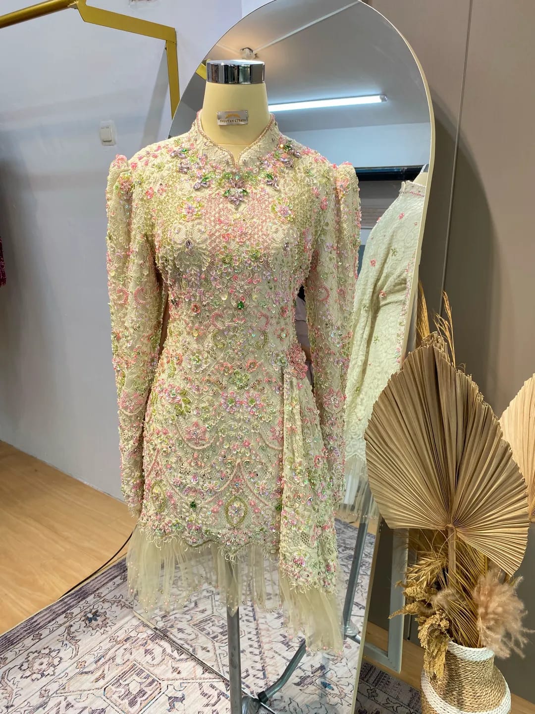 Kebaya strawberry matcha 01 LD 110