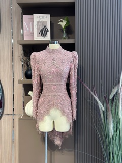 Kebaya rosegold pink Dahlia Royale ld 110