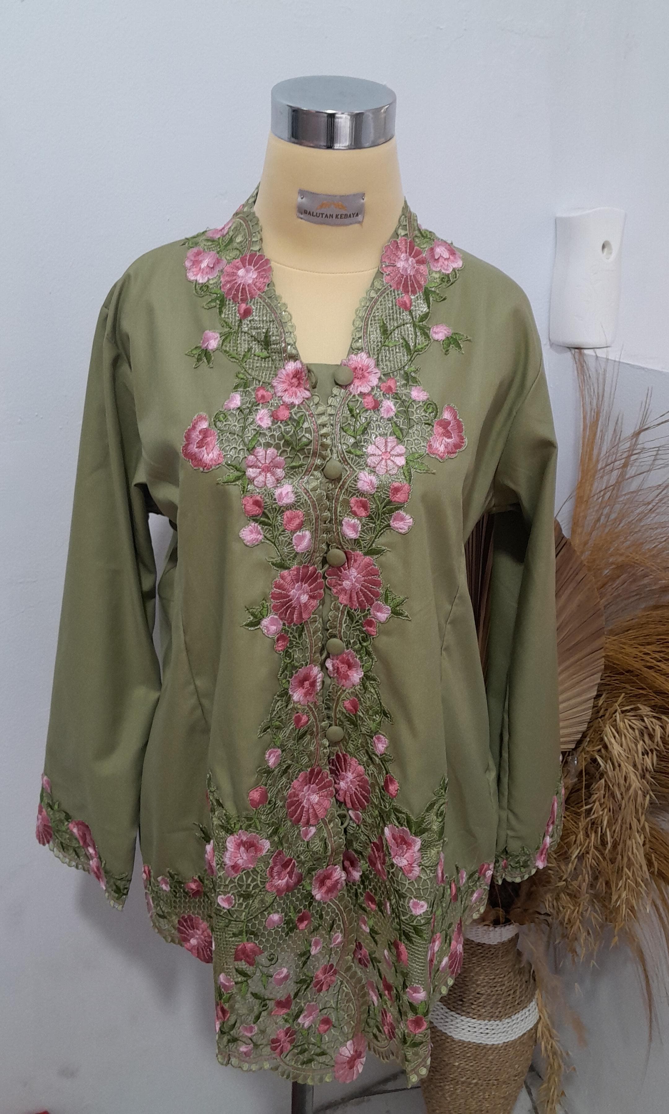 Kebaya encim hijau ld 100