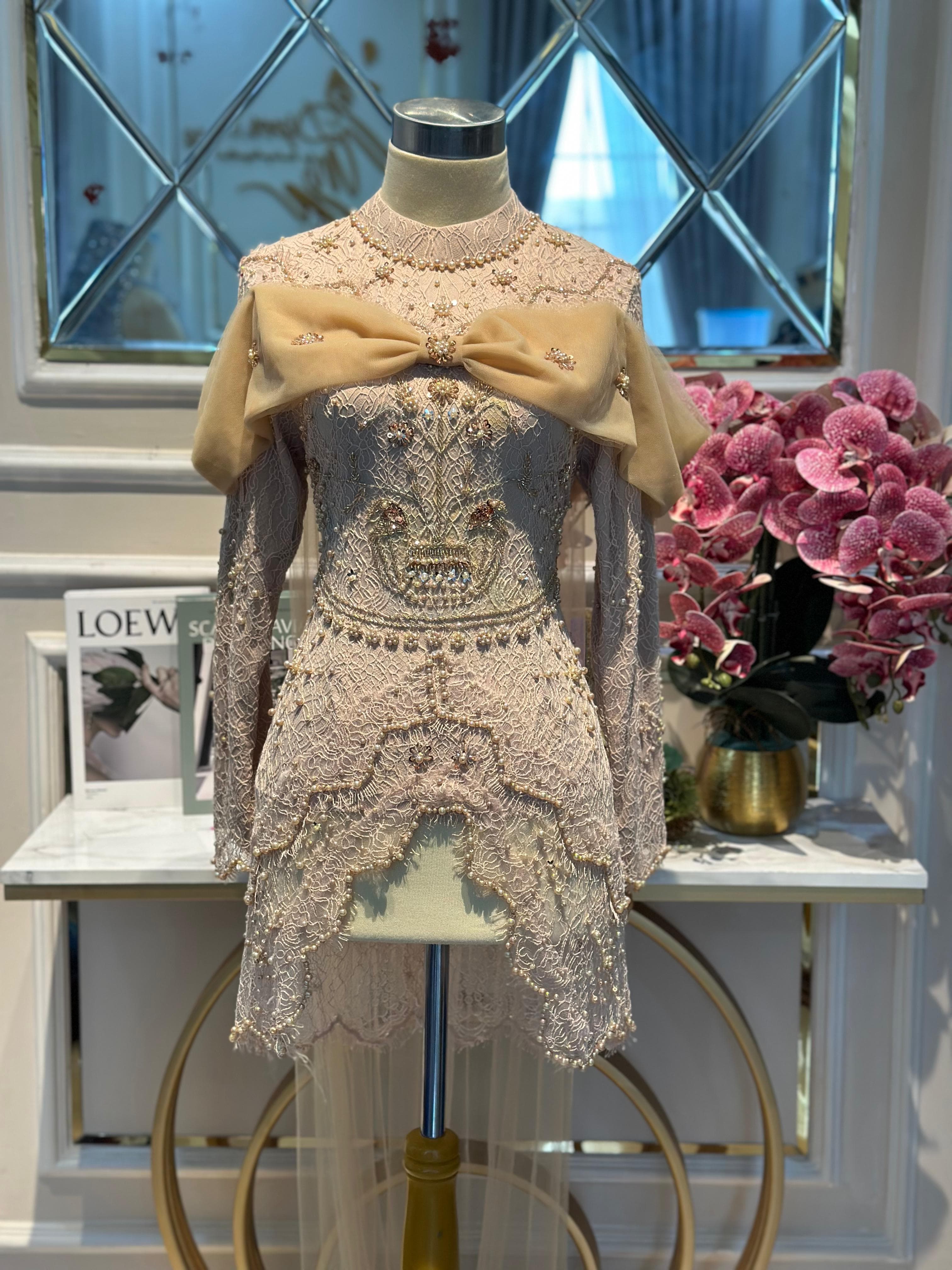 Kebaya cream pita 01 ld 98