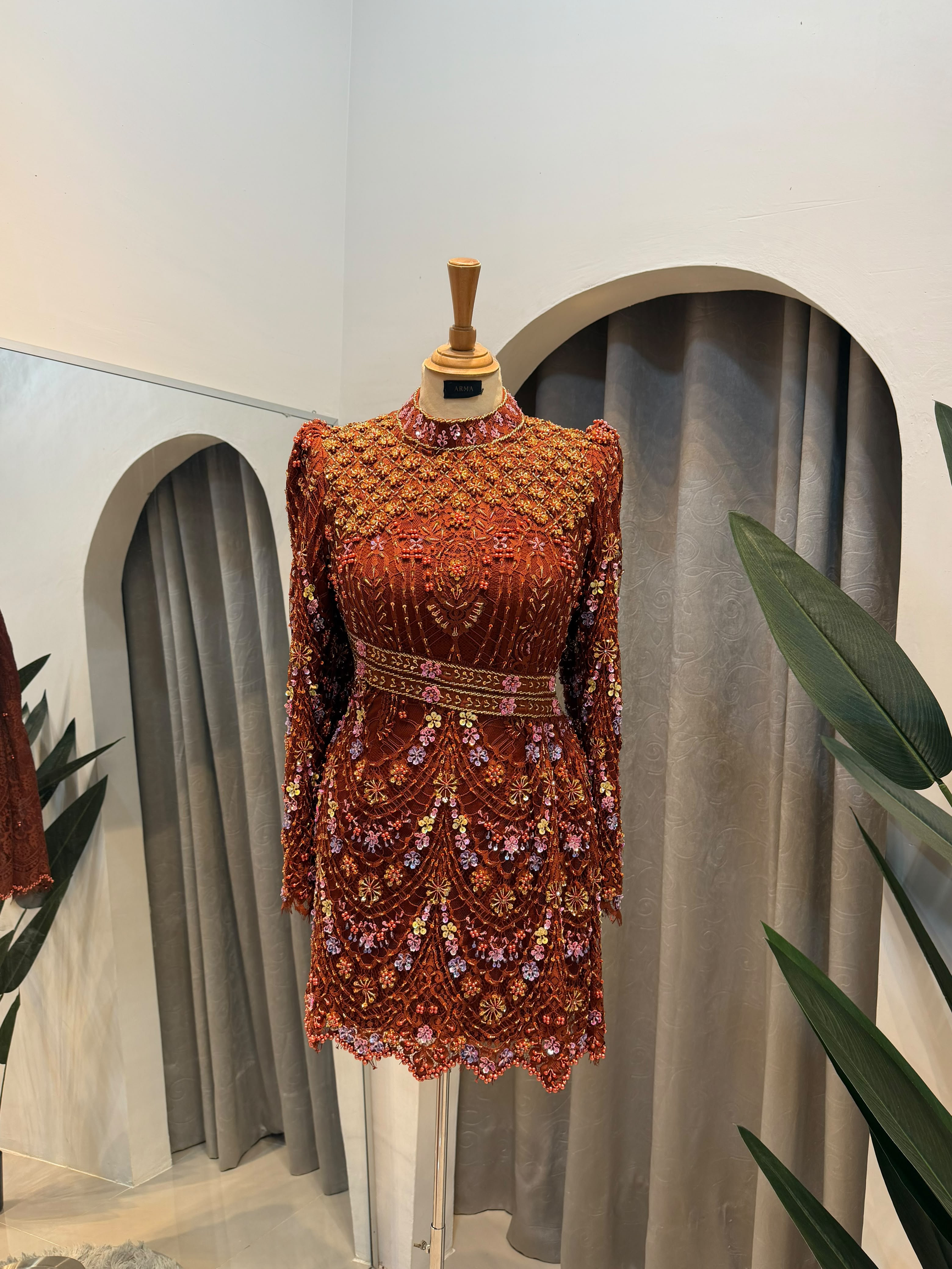 Kebaya Teracotta Violet ld 110